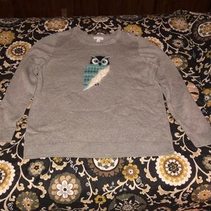Gray owl sweater XL